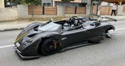 Эксклюзивный суперкар Pagani за $17 миллионов разбили в досадном ДТП (видео)