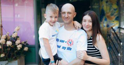 Уникальная операция в Киеве: 5-летний мальчик стал донором для своего отца (фото)