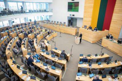 Правление Сейма Литвы отклонило предложение "агрария" проверять депутатов на трезвость