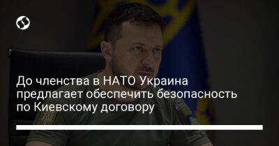 До членства в НАТО Украина предлагает обеспечить безопасность по Киевскому договору