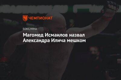 Магомед Исмаилов назвал Александра Илича мешком