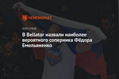 В Bellator назвали наиболее вероятного соперника Фёдора Емельяненко