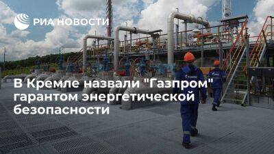 Песков: "Газпром" не сделал ни шага, который пошатнул бы его реноме надежного поставщика