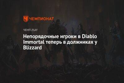 Непорядочные игроки в Diablo Immortal теперь в должниках у Blizzard