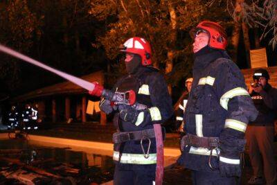 Во время тушения пожара в «Дубровском» пожарные спасли котенка (видео)
