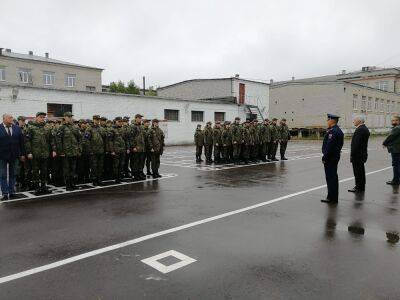 Первый набор курсантов военного учебного центра ТвГТУ начал учебный год