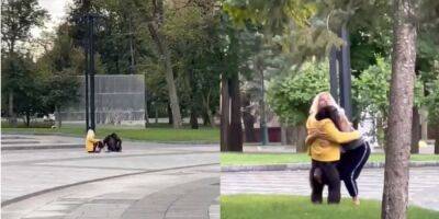 Животное пришлось уговаривать вернуться. Из Харьковского зоопарка сбежала шимпанзе и гуляла по городу