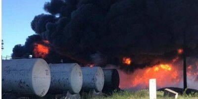 Обстрел россиянами Кривого Рога: в городе горит нефтебаза