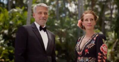 80 дублей: Джордж Клуни зацеловал Джулию Робертс на съемках комедии "Билет в рай"