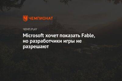Microsoft хочет показать Fable, но разработчики игры не разрешают