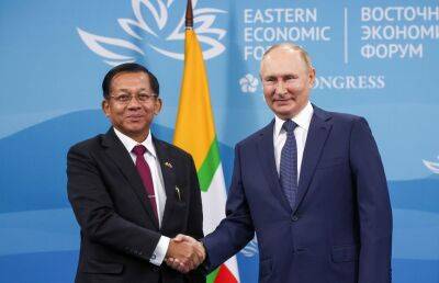 Владимир Путин - Мин Аун Хлайн - Лидер Мьянмы рассказал, что Путин обеспечивает стабильность во всем мире - ont.by - Россия - Белоруссия - Бирма