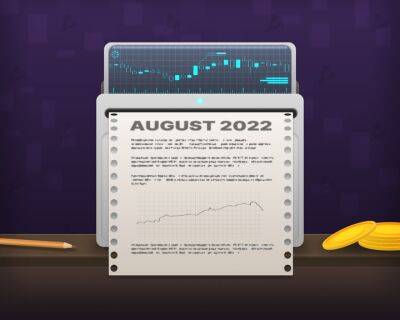 Август 2022 в цифрах: коррекция биткоина, рост доходов майнеров и отток ликвидности из DeFi