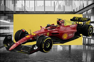Обновлённая раскраска машин Ferrari на Гран При Италии