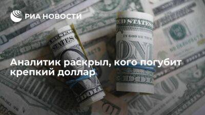 Аналитик Васильев: укрепление доллара не ударит по России из-за экспорта сырья