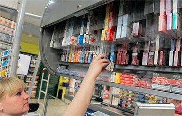 В белорусских магазинах появились сигареты с надписями по-украински