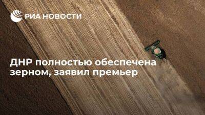 Премьер Хоценко: ДНР полностью обеспечена собственными пшеницей, ячменем и мукой