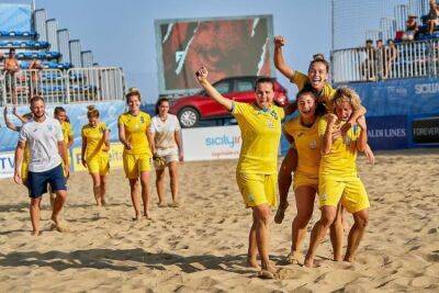 Женская сборная Украины по пляжному футболу обыграла Португалию в Евролиге-2022