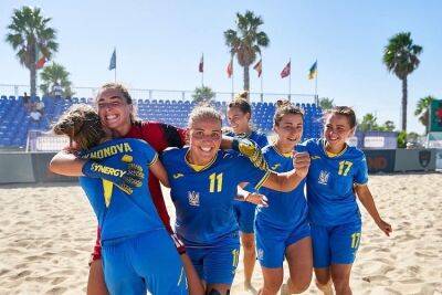 Женская сборная Украины по пляжному футболу вышла в полуфинал Евролиги и завоевала путевку на Европейские игры-2023