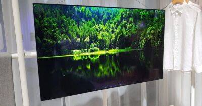 Самый легкий и тонкий OLED-телевизор диагональю 55 дюймов можно вешать на гвоздь (фото)