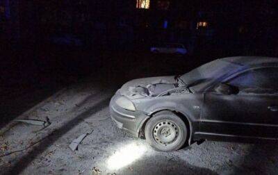 Ракетна атака на Київ: уламок ракети впав на автомобіль
