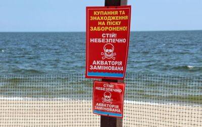 В Одесі на берег винесло морську міну, її підірвали