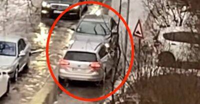ВИДЕО. Никто не хотел уступать: в Кенгарагсе из-за упрямства двух водителей образовалась пробка на всю улицу