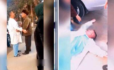 Двое мужчин избили врача в Сурхандарье. Видео