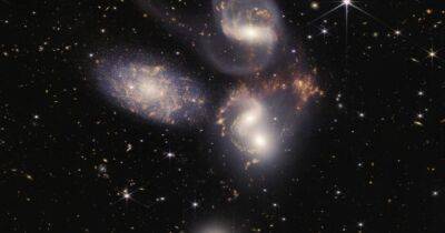 Больше Млечного Пути. Телескоп Уэбб обнаружил огромную ударную волну, которая пронзила галактики