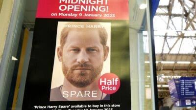 Spare: мемуары принца Гарри поступили в продажу