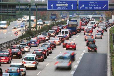 В каких немецких городах в 2022 году были самые большие автомобильные пробки