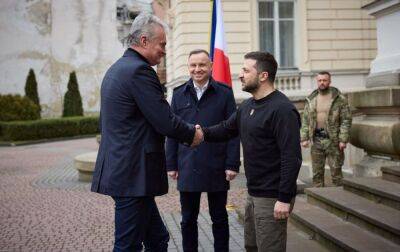 Зеленський підписав з президентами Польщі та Литви спільну декларацію