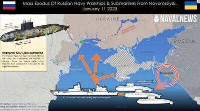 Росія вивела у Чорне море три носії ракет «Калібр»