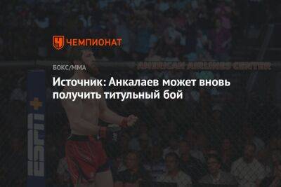 Источник: Анкалаев может вновь получить титульный бой