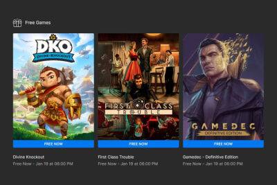 Divine Knockout (DKO), First Class Trouble и Gamedec – в Epic Games Store стартовала новая бесплатная раздача игр
