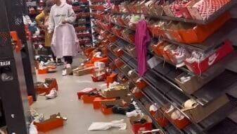 Столпотворение в магазине Nike возле Реховота: покупателей привлекли низкие цены