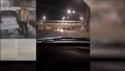В Ташкенте 20-летний водитель устроил ночные гонки по встречной полосе. Видео