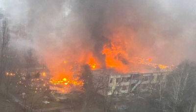 На месте катастрофы вертолета в Броварах потушили пожар