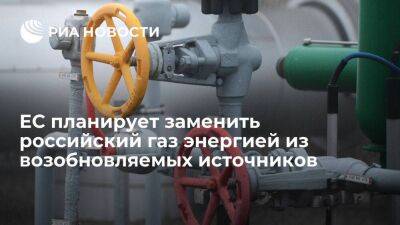 ЕС считает, что сможет заменить оставшиеся объемы российского газа возобновляемой энергией