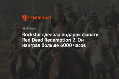 Rockstar сделала подарок фанату Red Dead Redemption 2. Он наиграл больше 6000 часов