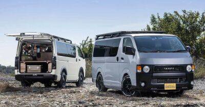 Минивэн Toyota Hiace получил оригинальную ретро-версию в стиле 80-х (фото)