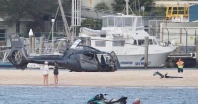 В Австралии над пляжем столкнулось два вертолета, погибло четыре человека (видео)