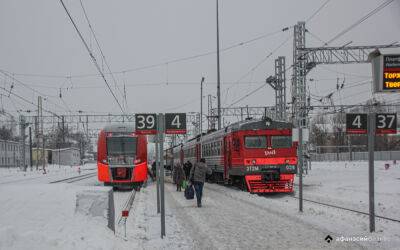В январе в Тверской области отменят две электрички