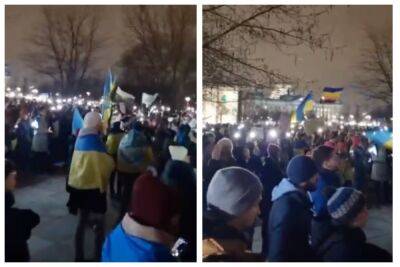 "На кону жизнь украинцев": в центре Берлина люди вышли с требованиям к властям, видео