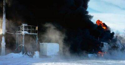 В России новый пожар на нефтебазе в Сибири (ВИДЕО)