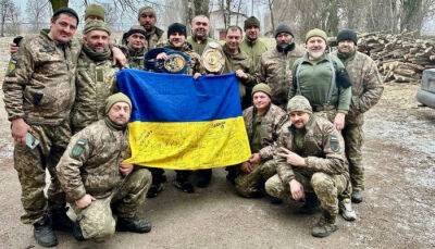 Беринчик встретился с украинскими военными на Донбассе