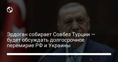 Эрдоган собирает Совбез Турции — будет обсуждать долгосрочное перемирие РФ и Украины