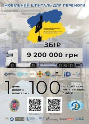 Благотворительный фонд «Реконструкции и развития Украины» начал поставку в страну полноценных мобильных госпиталей