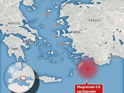 Мощное землетрясение магнитудой 5,9 сотрясло курортные острова Родос, Кипр и Крит - unn.com.ua - Украина - Киев - Кипр - Афины - Греция - Turkey - провинция Мугла