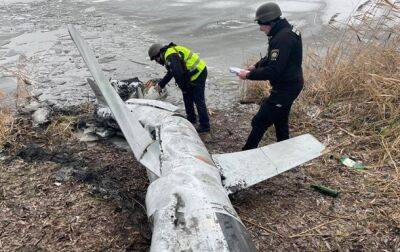 Полиция показала сбитую на Киевщине ракету Х-55