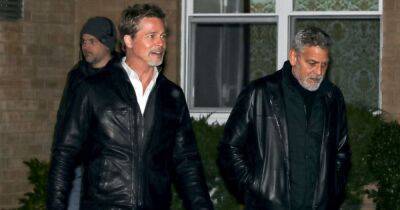 Брэд Питт - Джордж Клуни - Звездный дуэт снова вместе: Брэда Питта подловили на съемках нового фильма с Джорджем Клуни - focus.ua - Украина - Лос-Анджелес - Нью-Йорк - Нью-Йорк